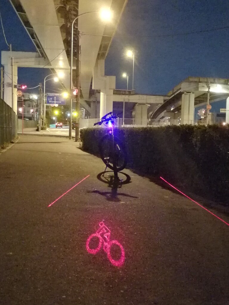自転車テールライト